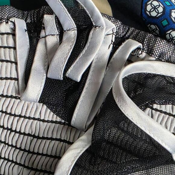 BCBGeneration Black Mesh Bubble Party Dress Size XS - Picture 9 of 12